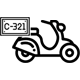 Vehicle License Plate Scan icon