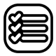 รายการตรวจ icon